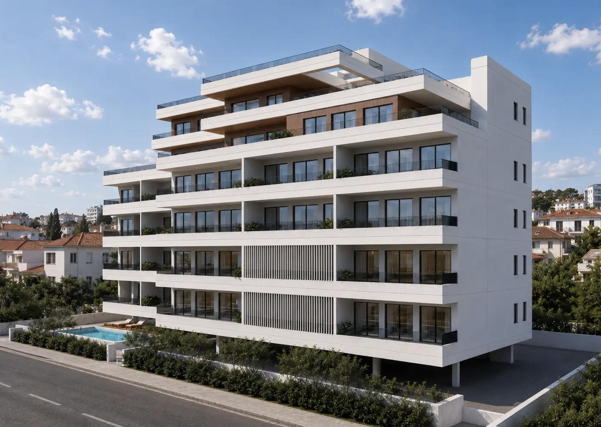 3-bedrooms apartments in Limassol, Cyprus.