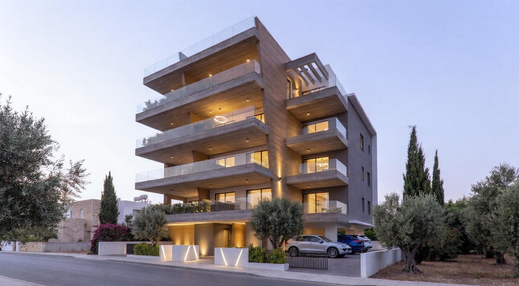 2-bedrooms apartments in Nicosia, Cyprus.