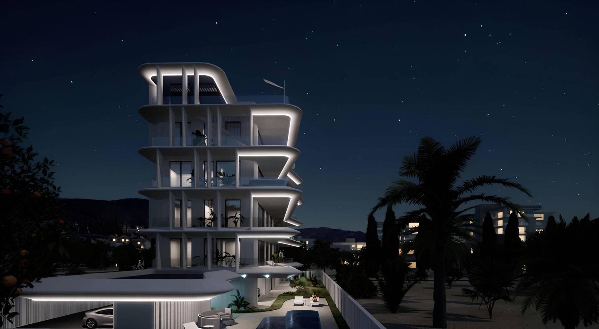 3-bedrooms apartments in Limassol, Cyprus.