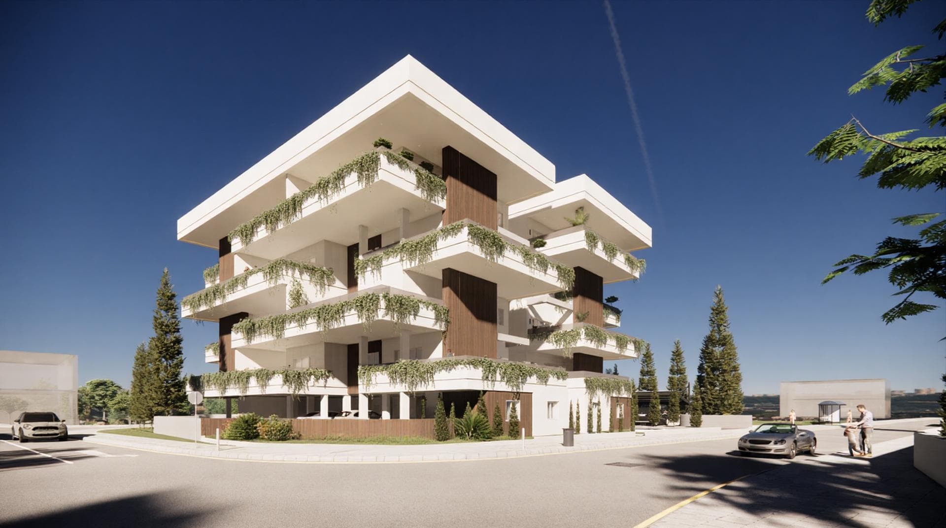 2-bedrooms apartments in Nicosia, Cyprus.