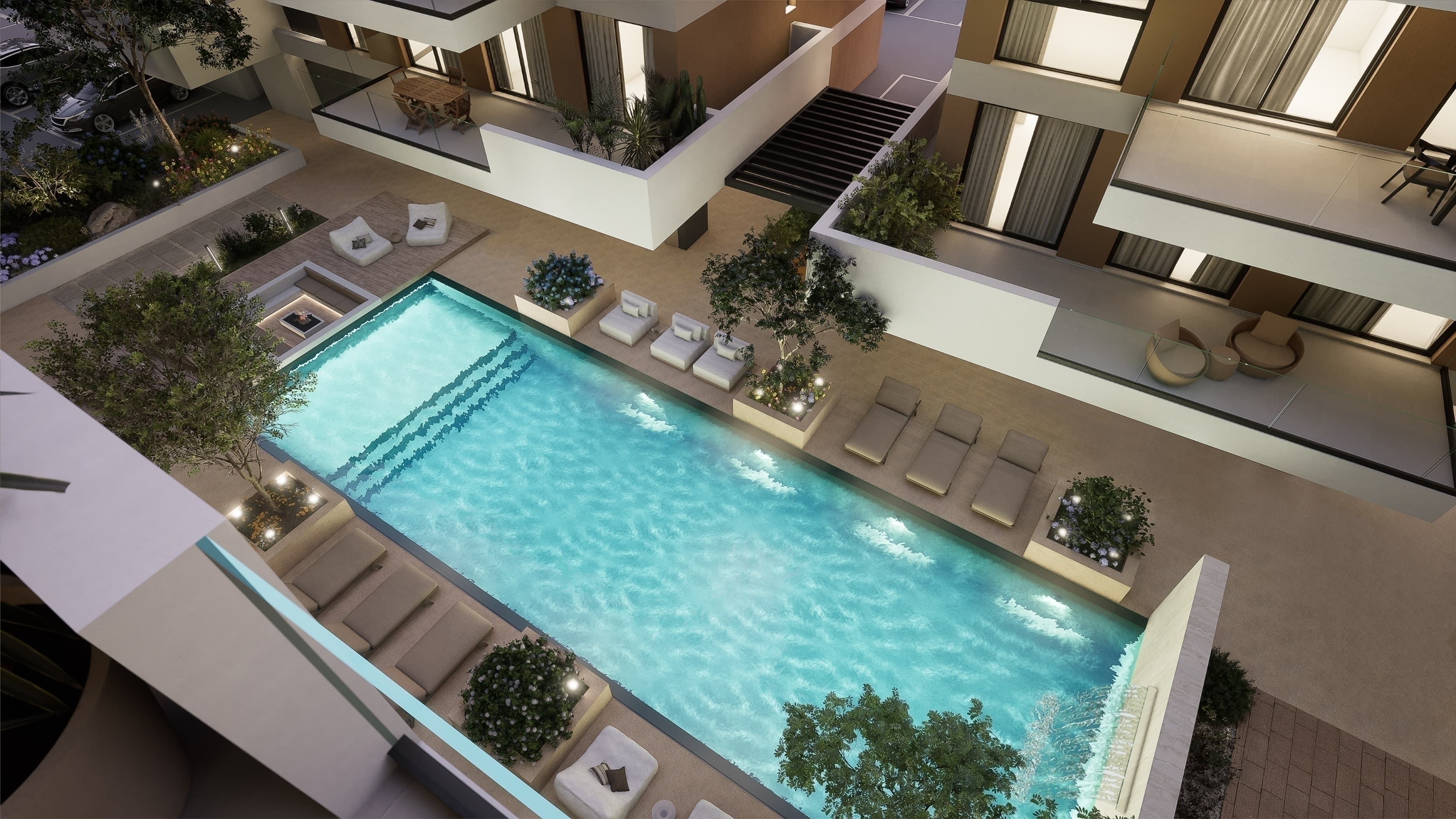 2-bedrooms apartments in Larnaca, Cyprus.
