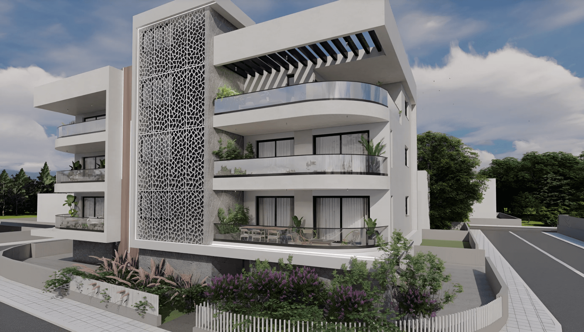 2-bedrooms apartments in Nicosia, Cyprus.