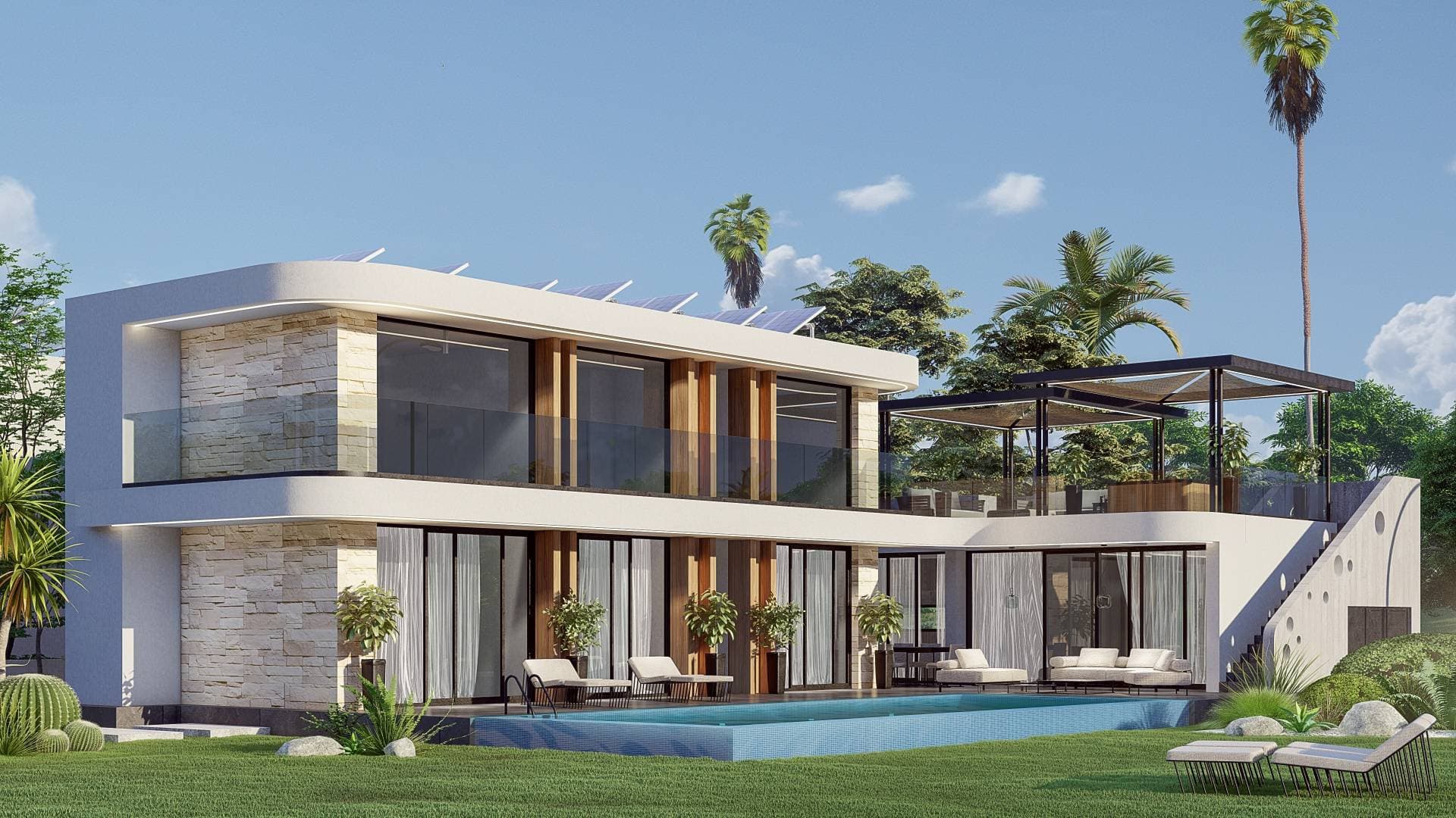 3-bedrooms house in Larnaca, Cyprus.