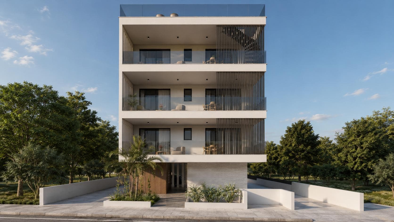 2-bedrooms apartments in Nicosia, Cyprus.