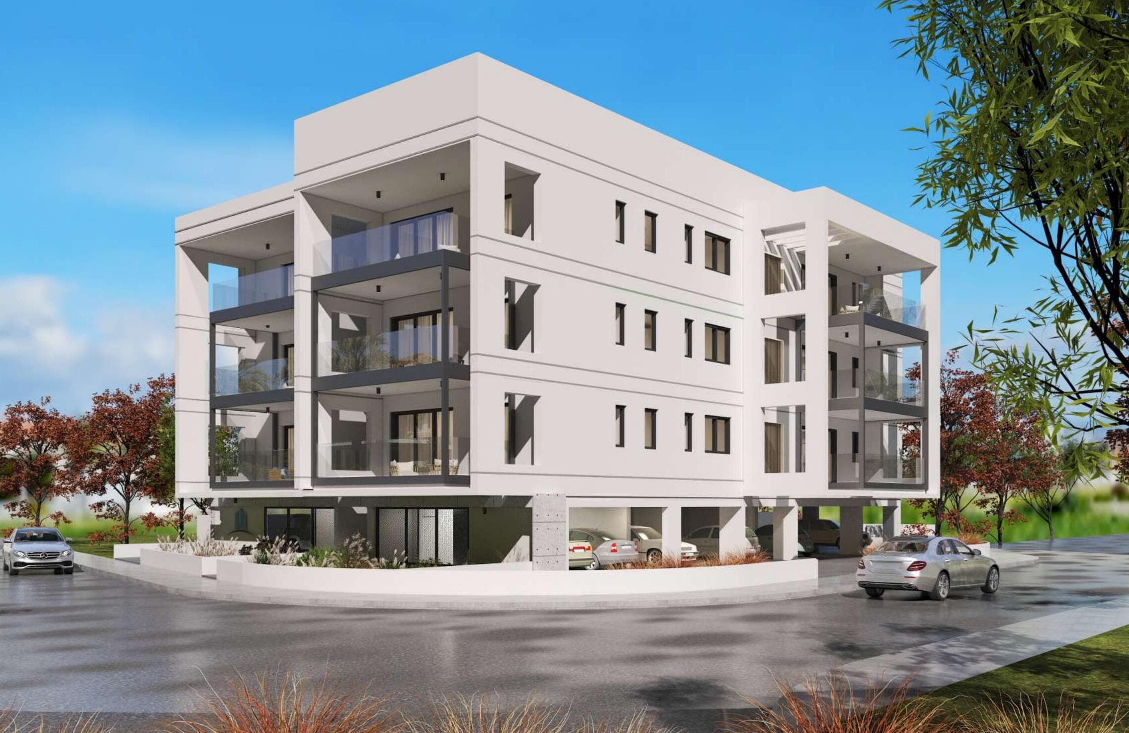 2-bedrooms apartments in Nicosia, Cyprus.