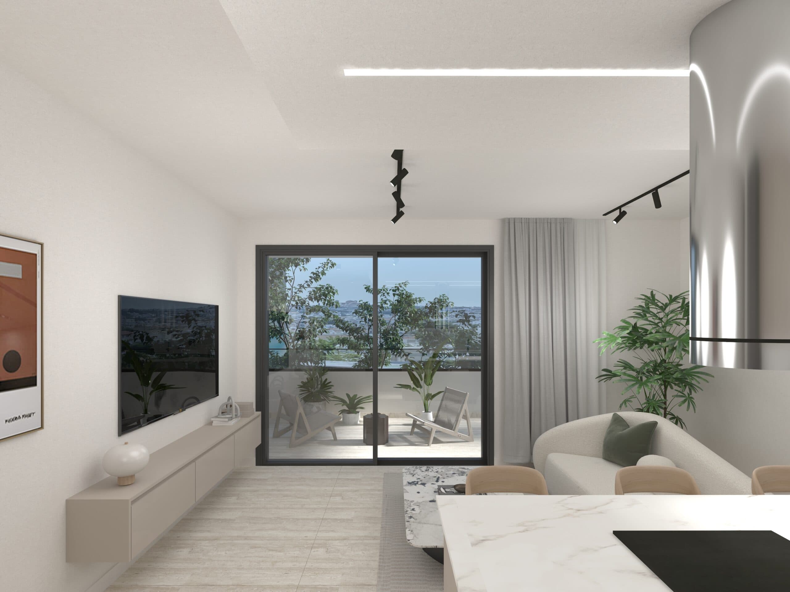 2-bedrooms apartments in Nicosia, Cyprus.