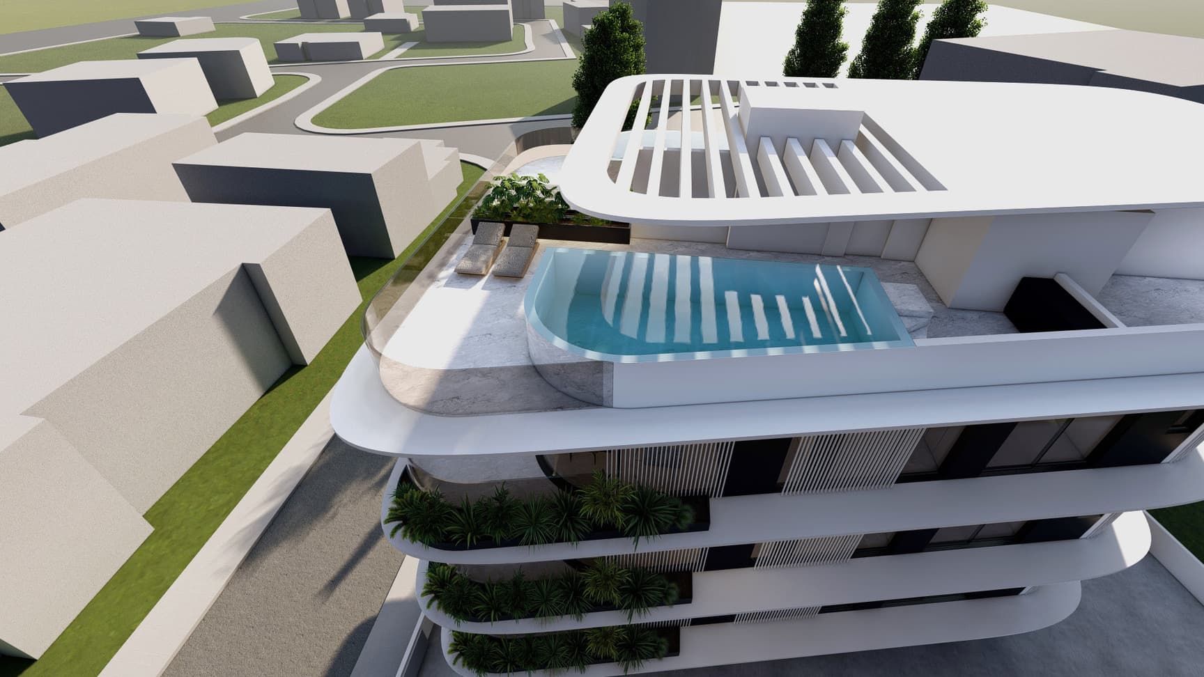 2-bedrooms apartments in Paphos, Cyprus.