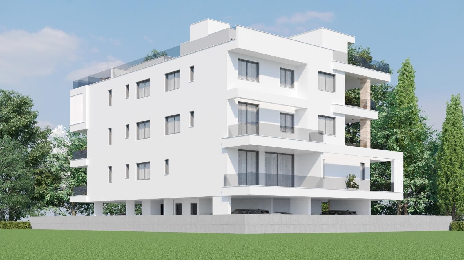 2-bedrooms apartments in Larnaca, Cyprus.