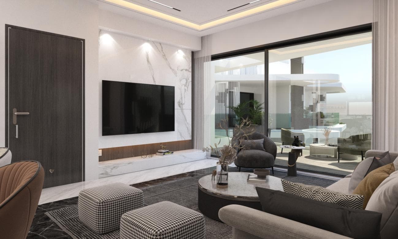 1-bedrooms apartments in Larnaca, Cyprus.