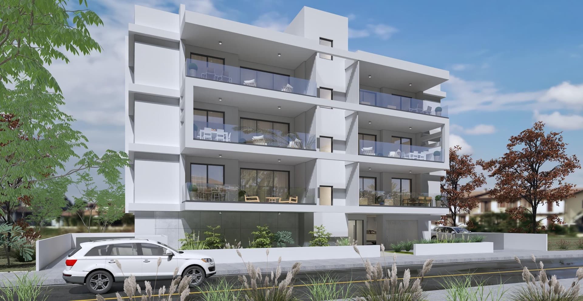 2-bedrooms apartments in Nicosia, Cyprus.