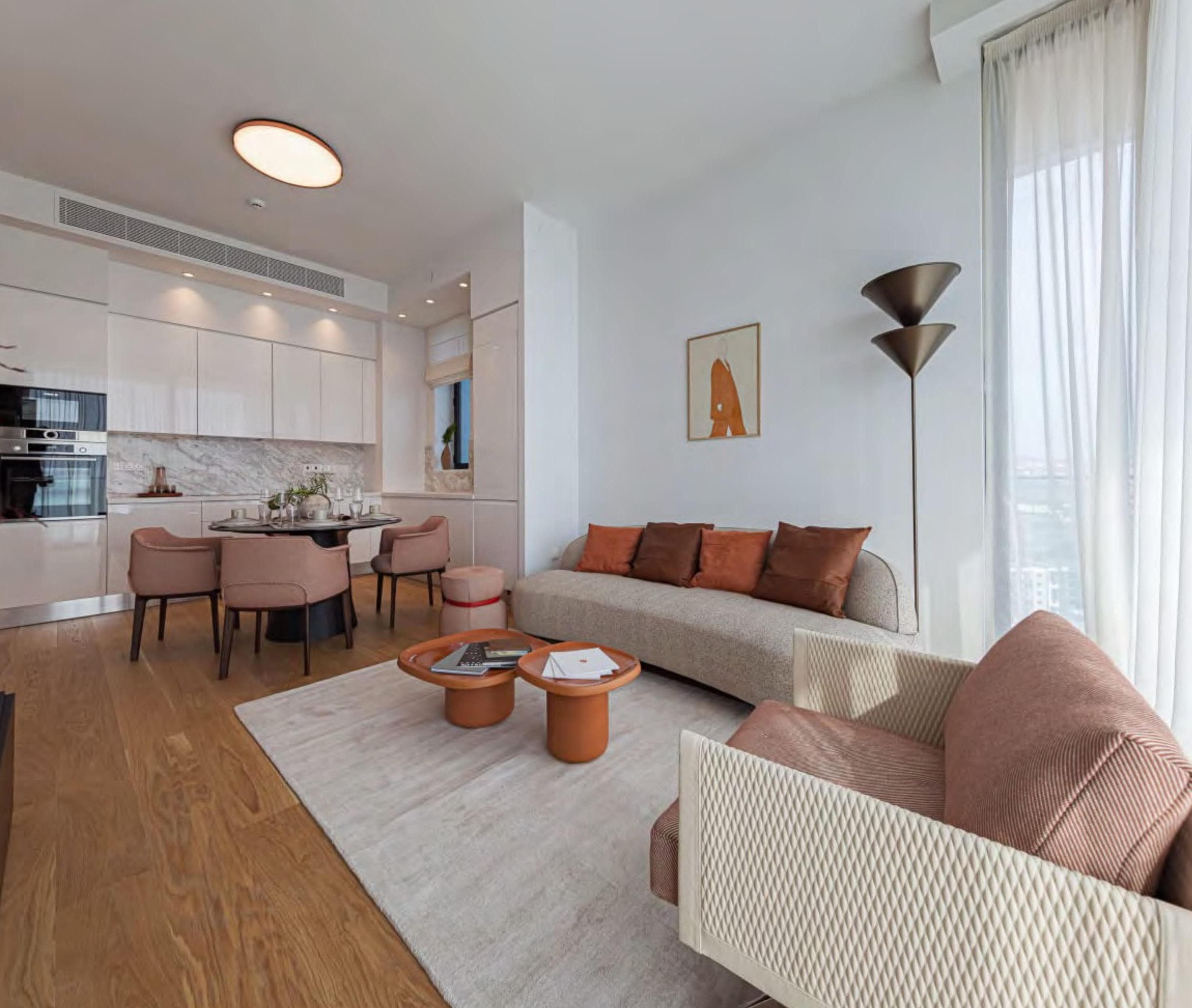 2-bedrooms apartments in Paphos, Cyprus.