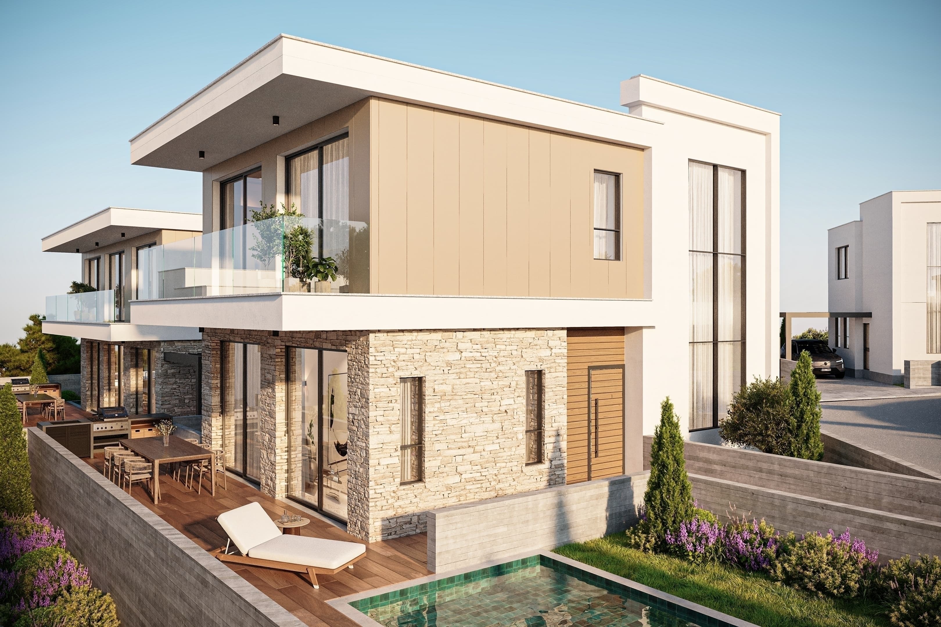 3-bedrooms house in Paphos, Cyprus.