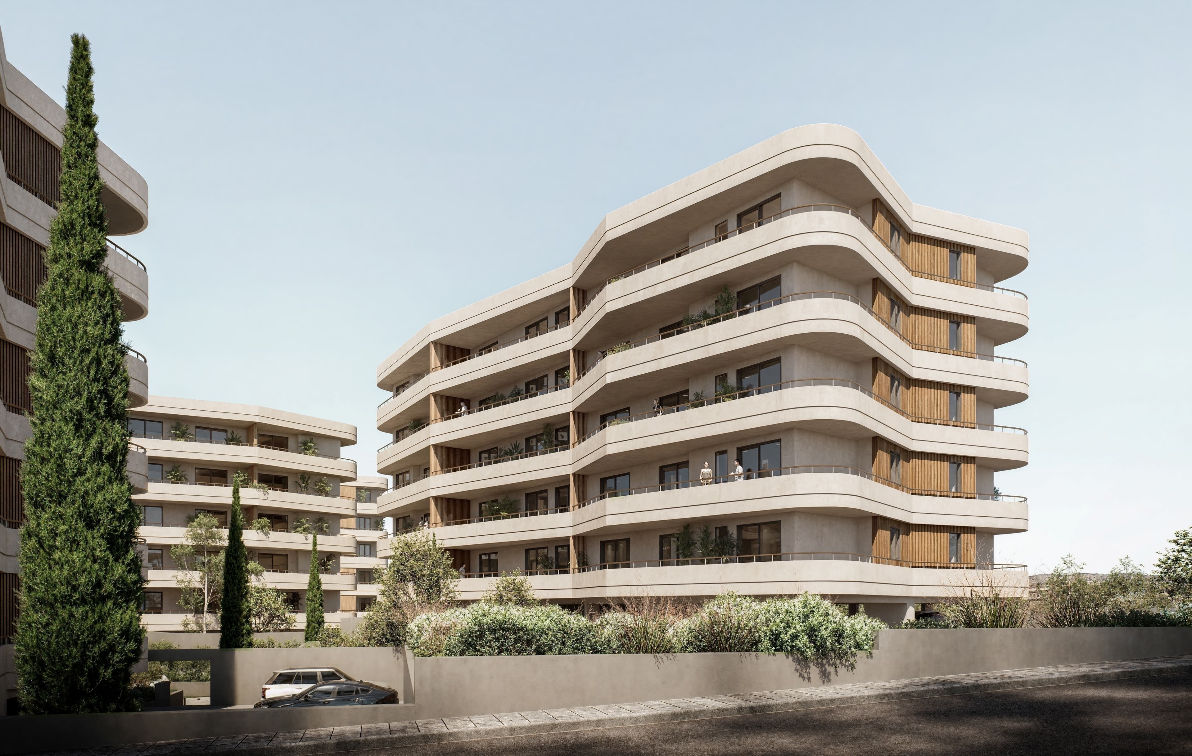 2-bedrooms apartments in Limassol, Cyprus.