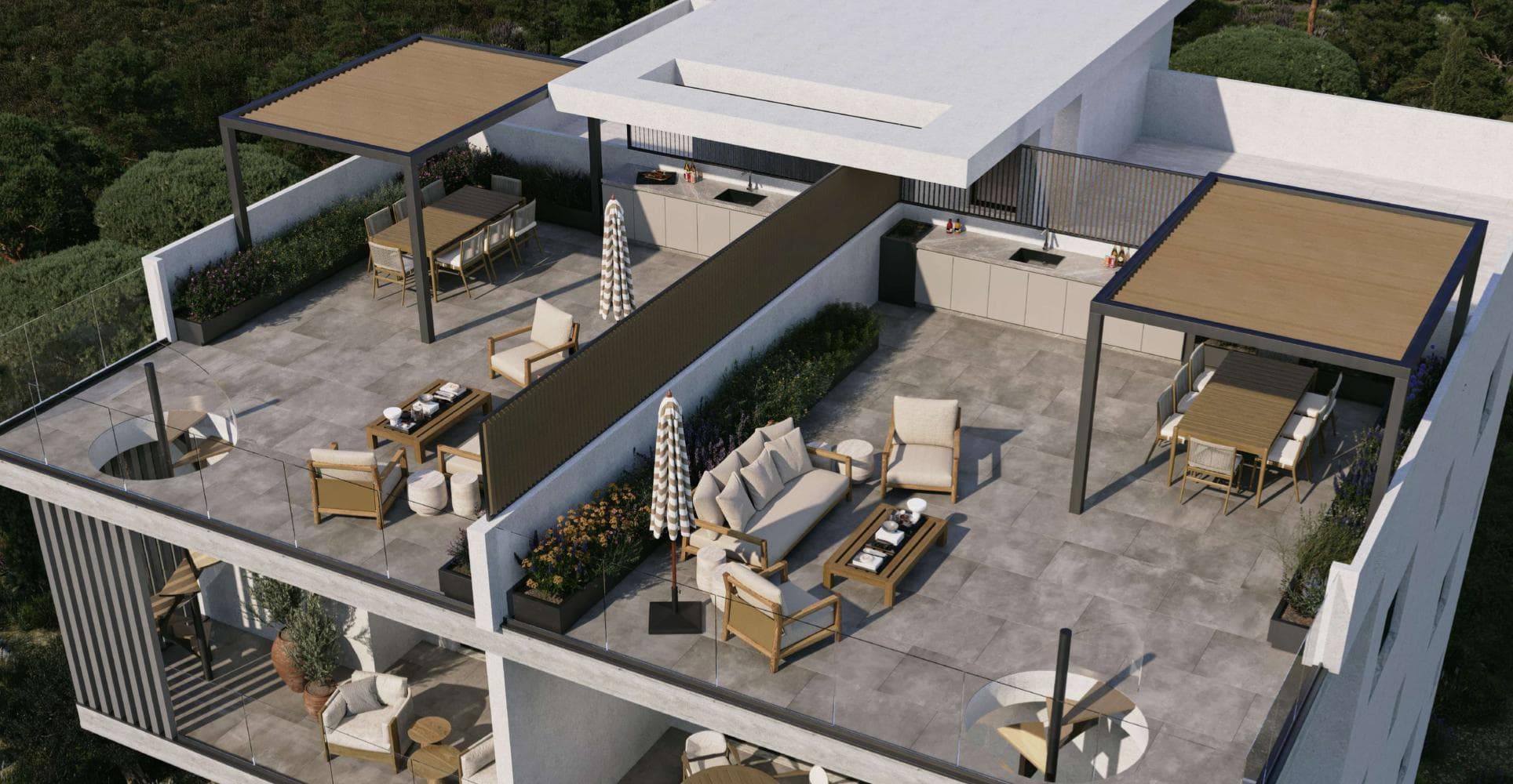 2-bedrooms apartments in Larnaca, Cyprus.