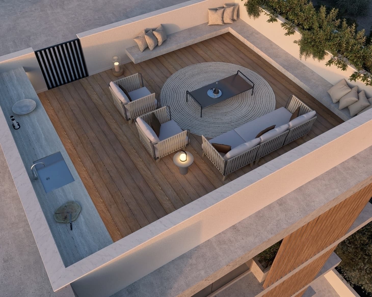 2-bedrooms apartments in Nicosia, Cyprus.