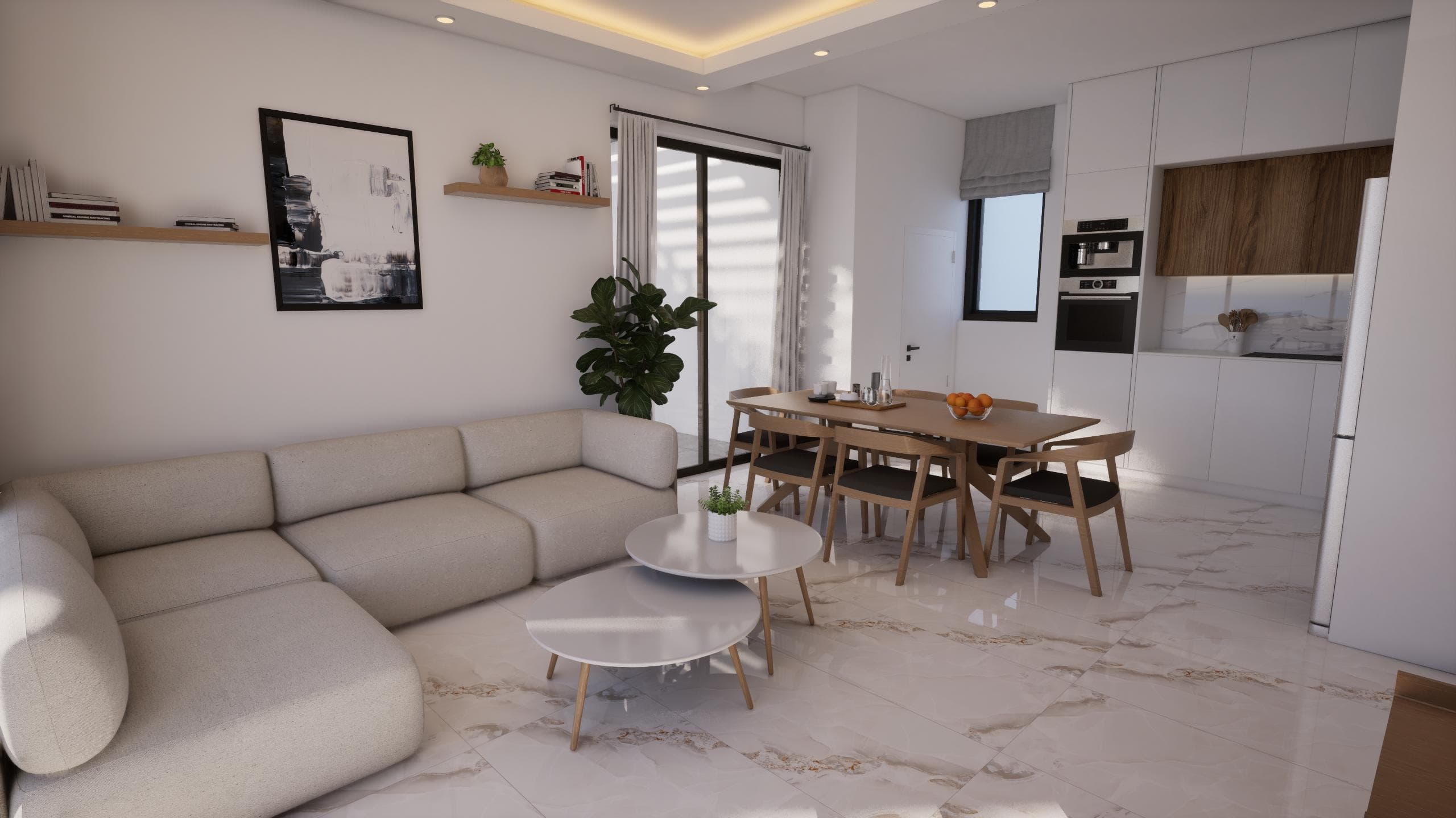 2-bedrooms apartments in Larnaca, Cyprus.