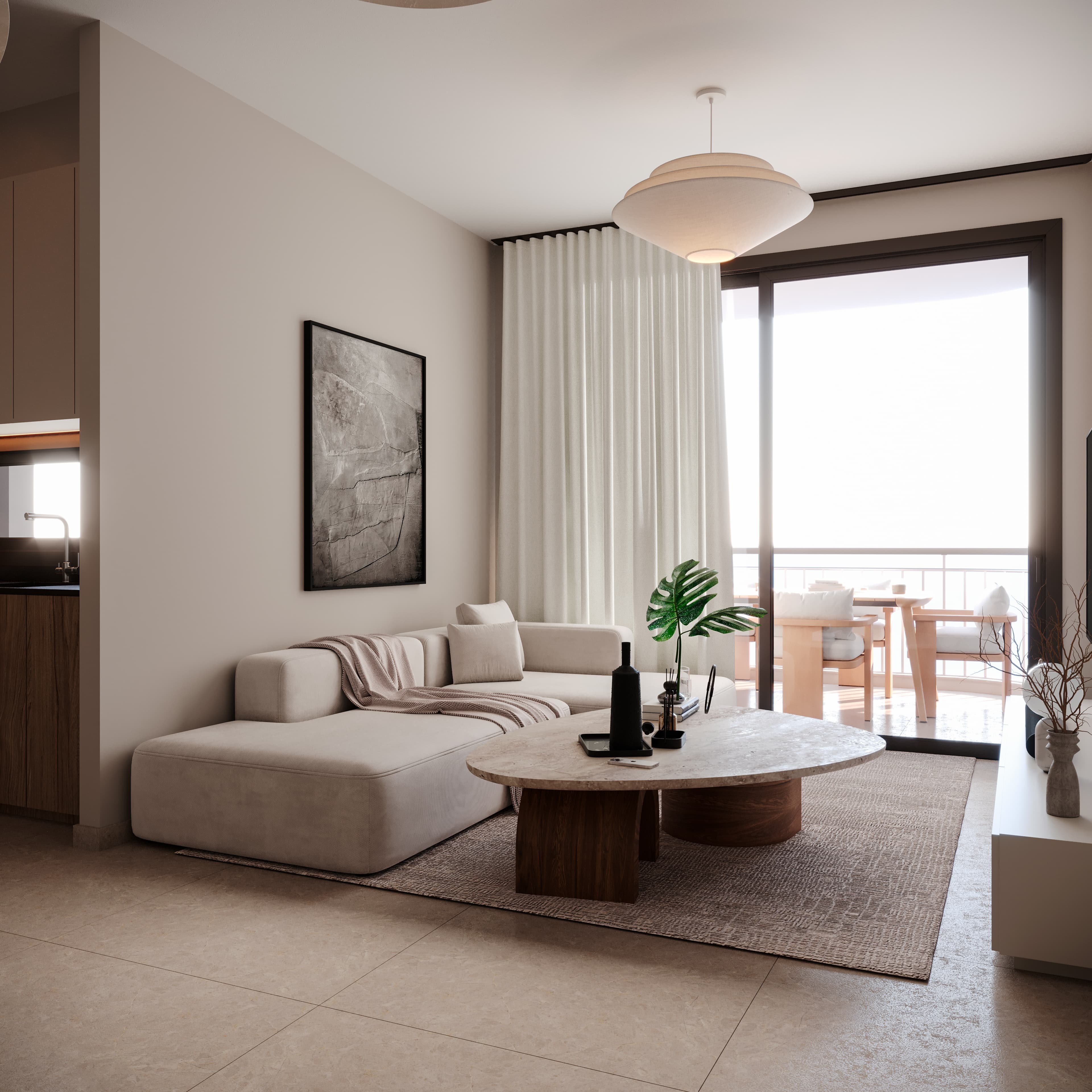 2-bedrooms apartments in Nicosia, Cyprus.