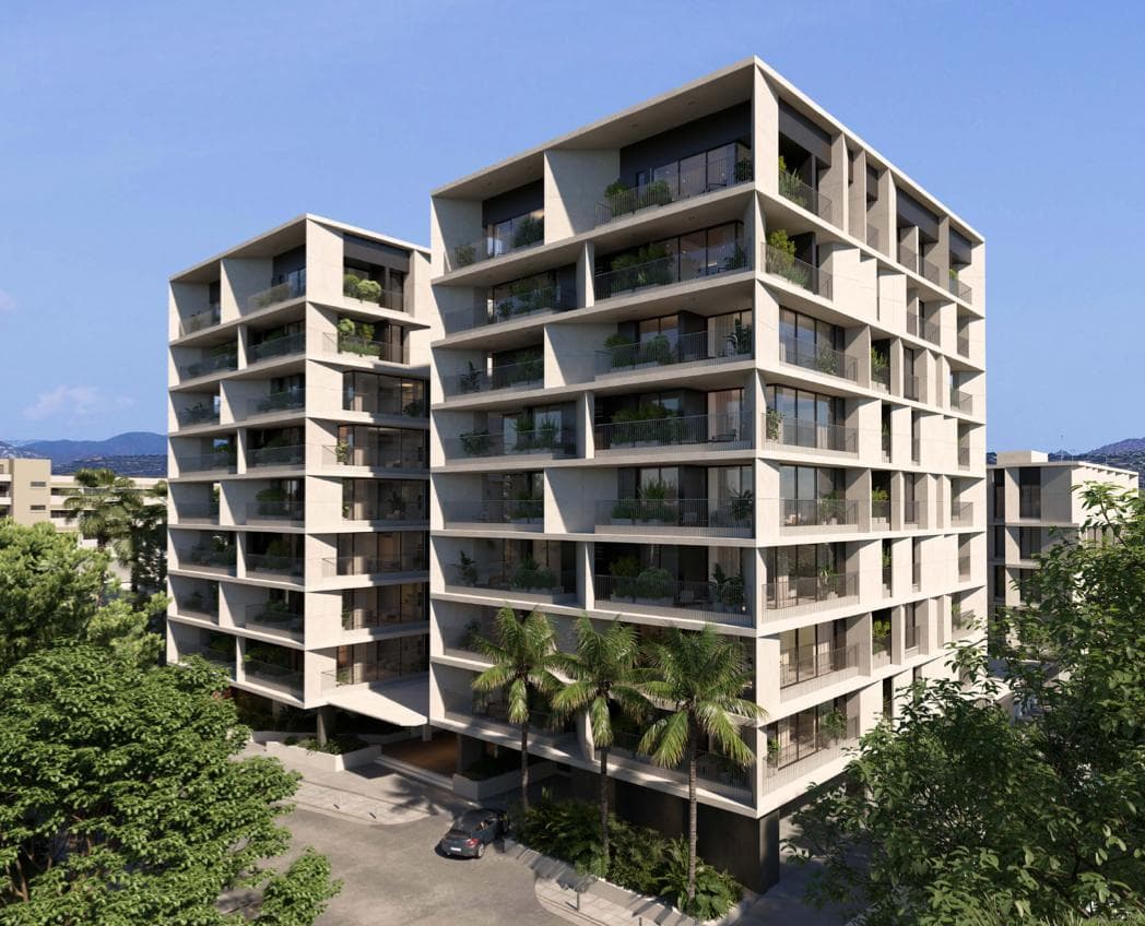 2-bedrooms apartments in Nicosia, Cyprus.