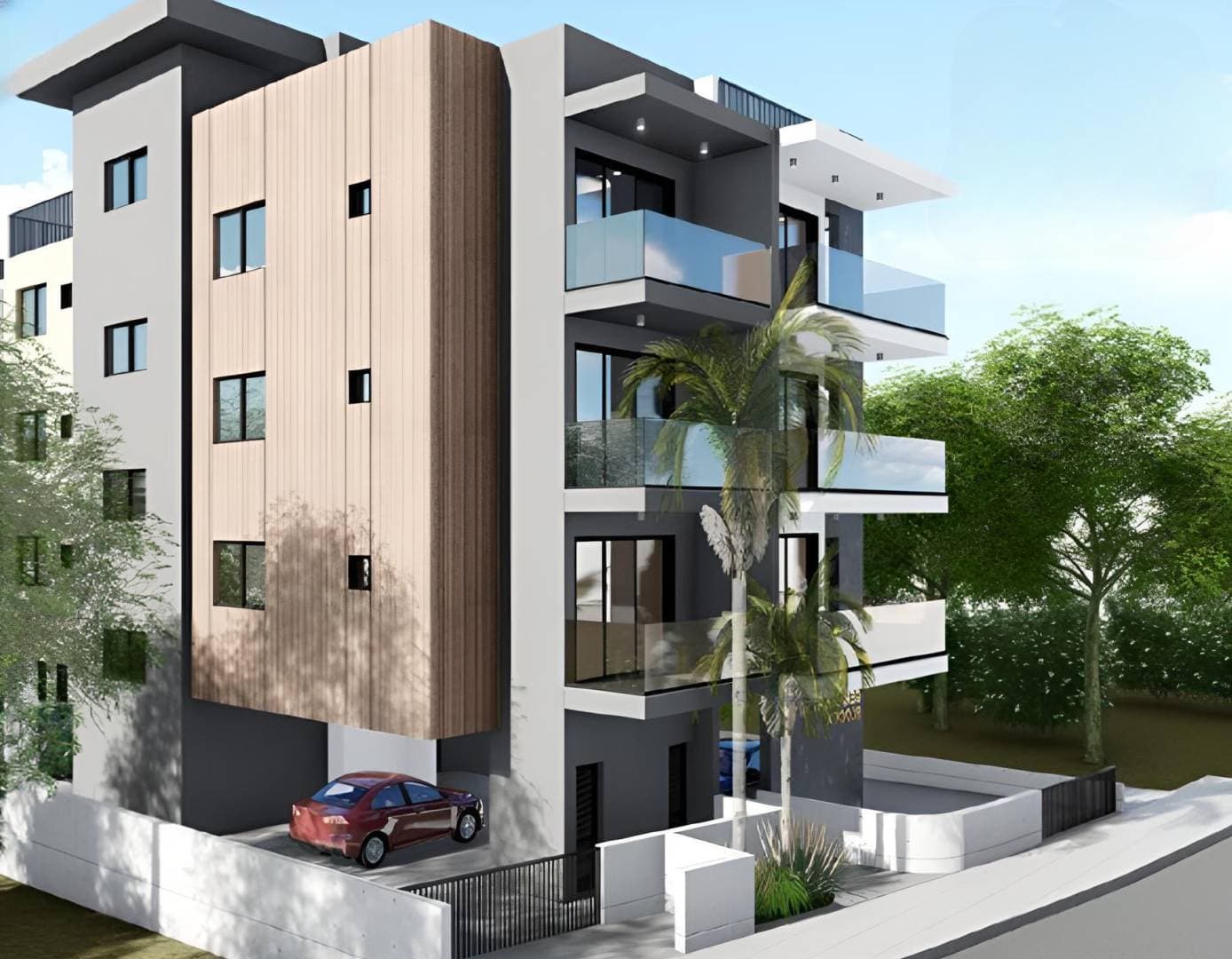 2-bedrooms apartments in Nicosia, Cyprus.