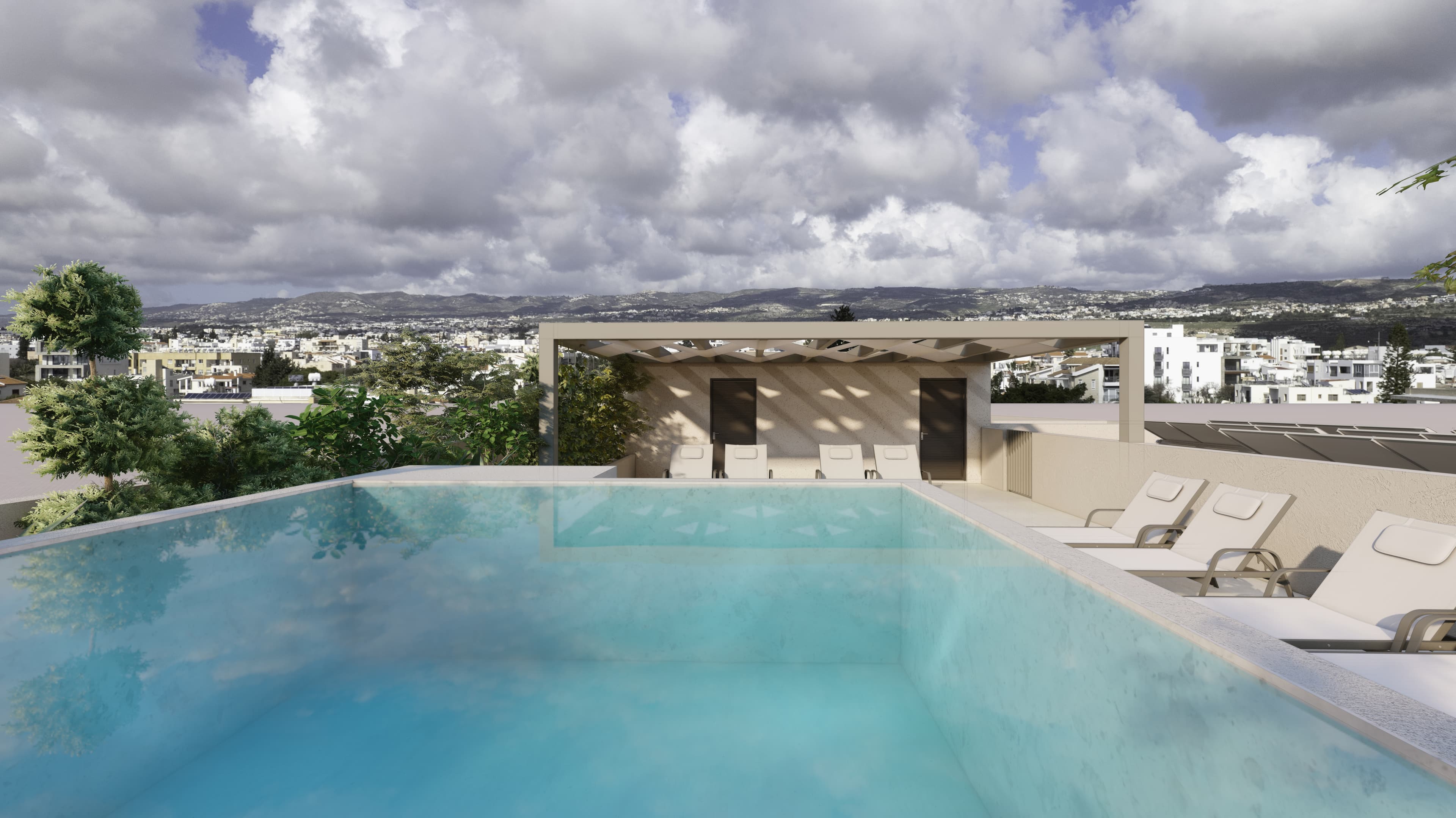 2-bedrooms apartments in Paphos, Cyprus.