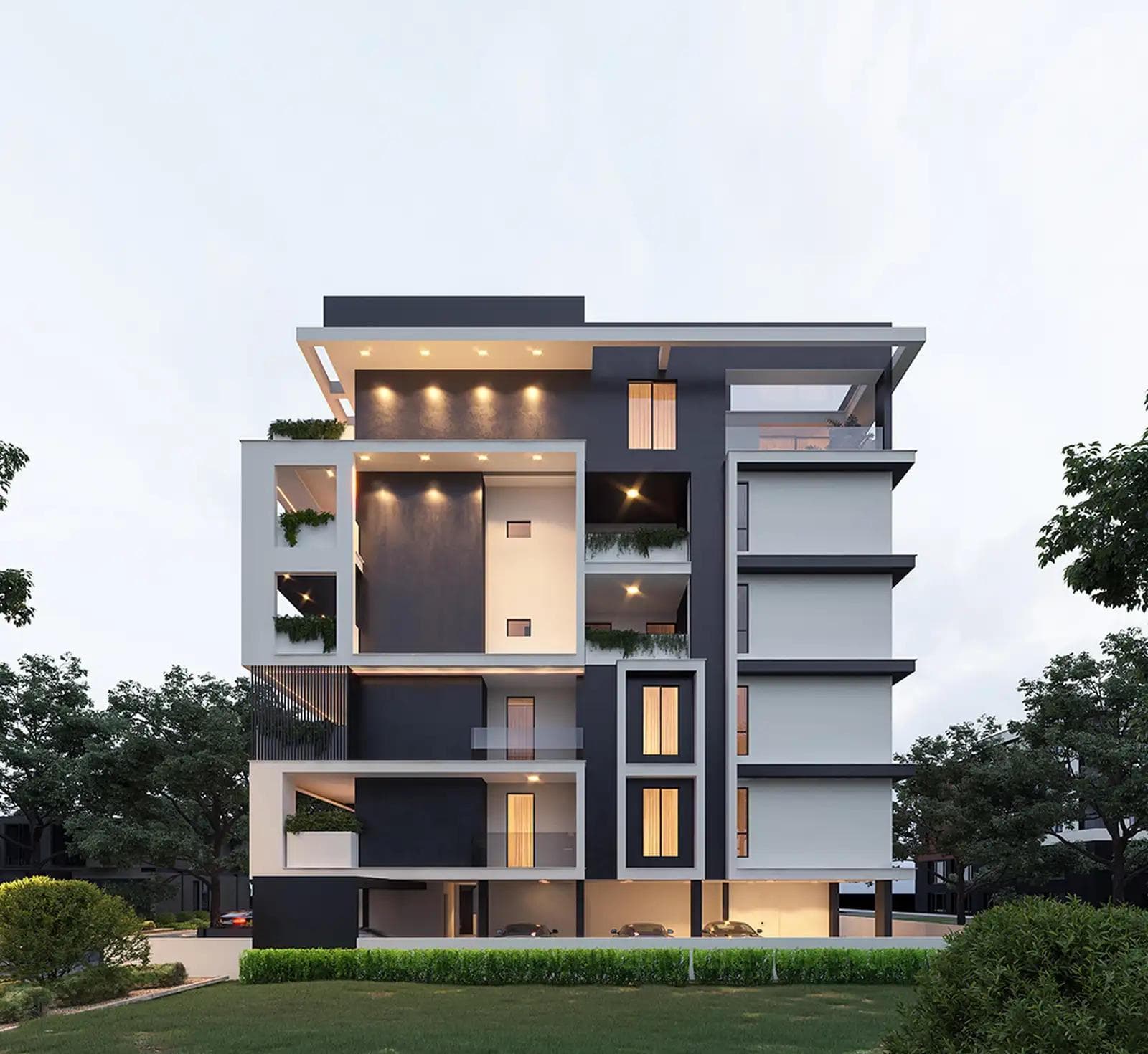 2-bedrooms apartments in Nicosia, Cyprus.