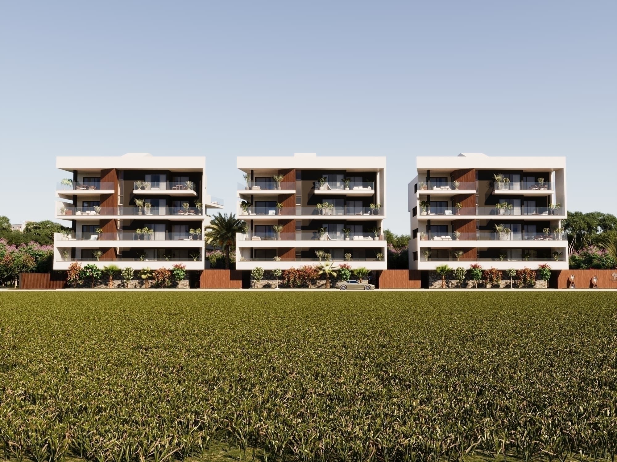 2-bedrooms apartments in Larnaca, Cyprus.
