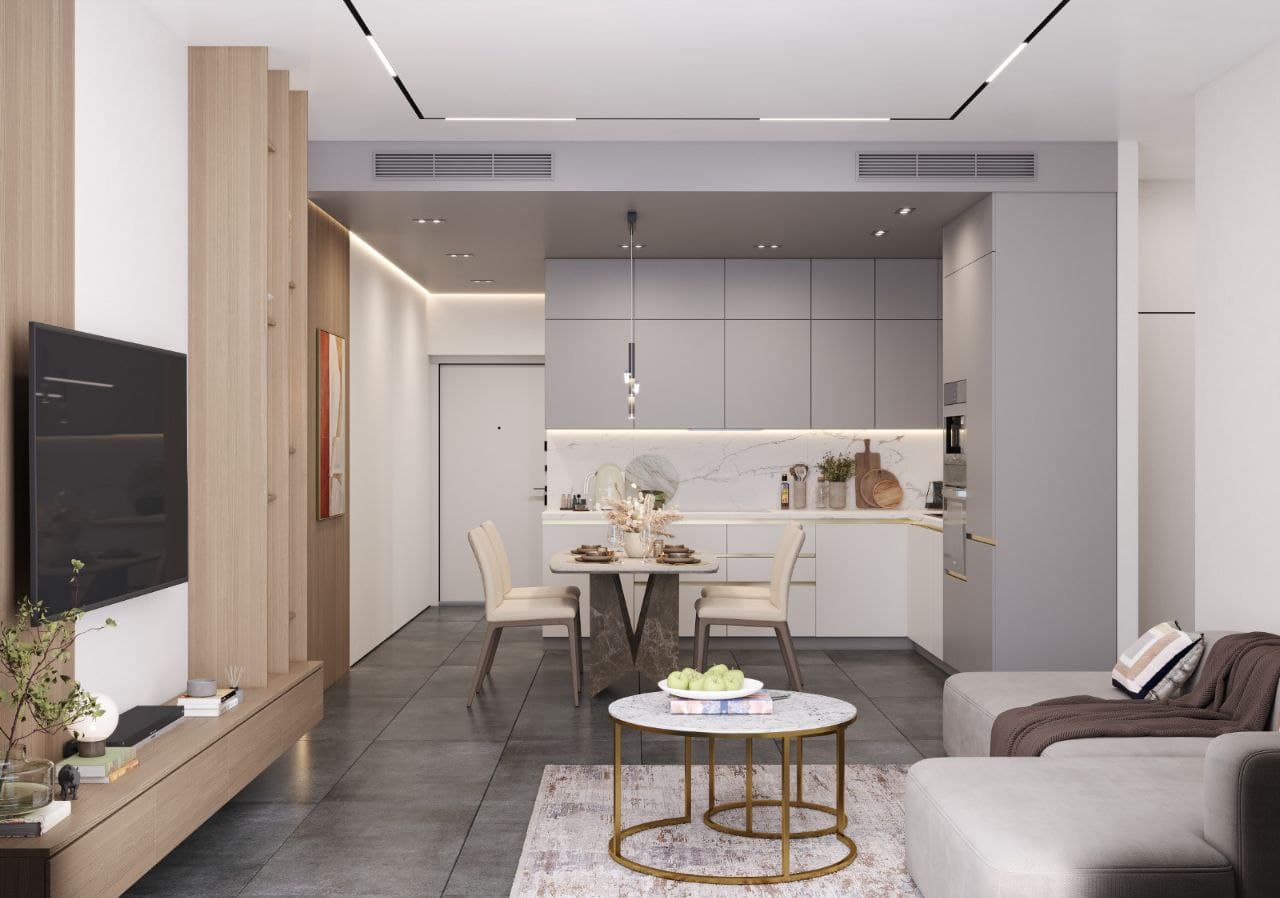 2-bedrooms apartments in Limassol, Cyprus.