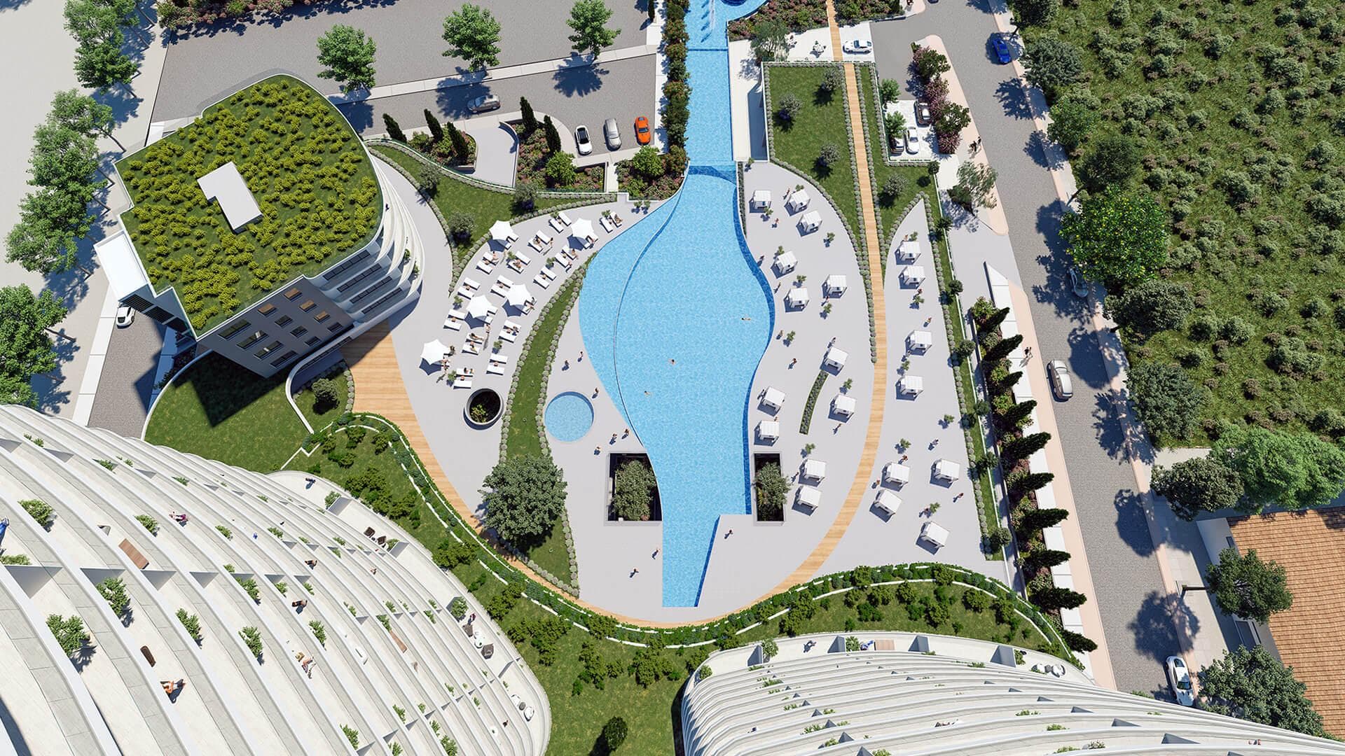 3-bedrooms apartments in Limassol, Cyprus.