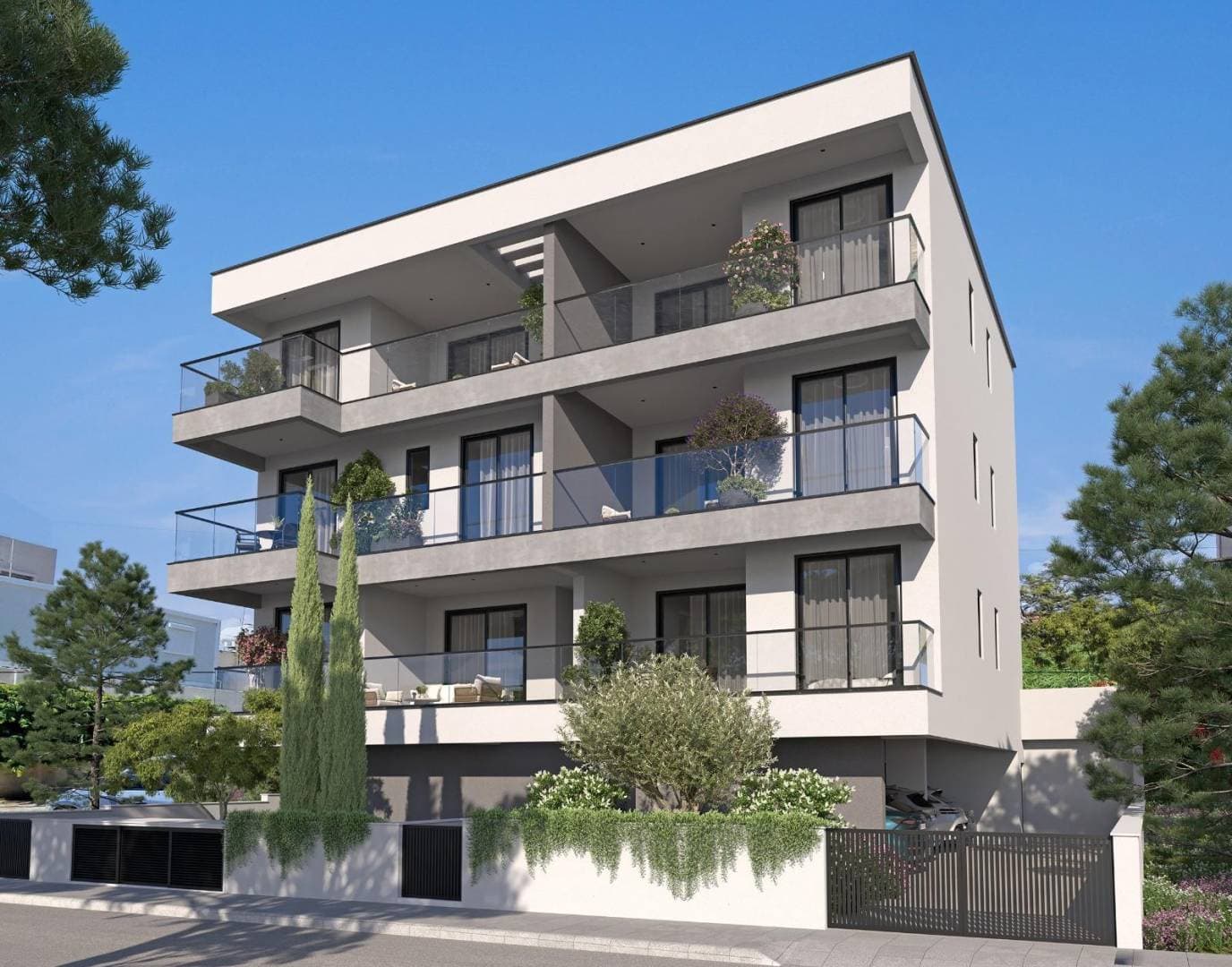 2-bedrooms apartments in Limassol, Cyprus.