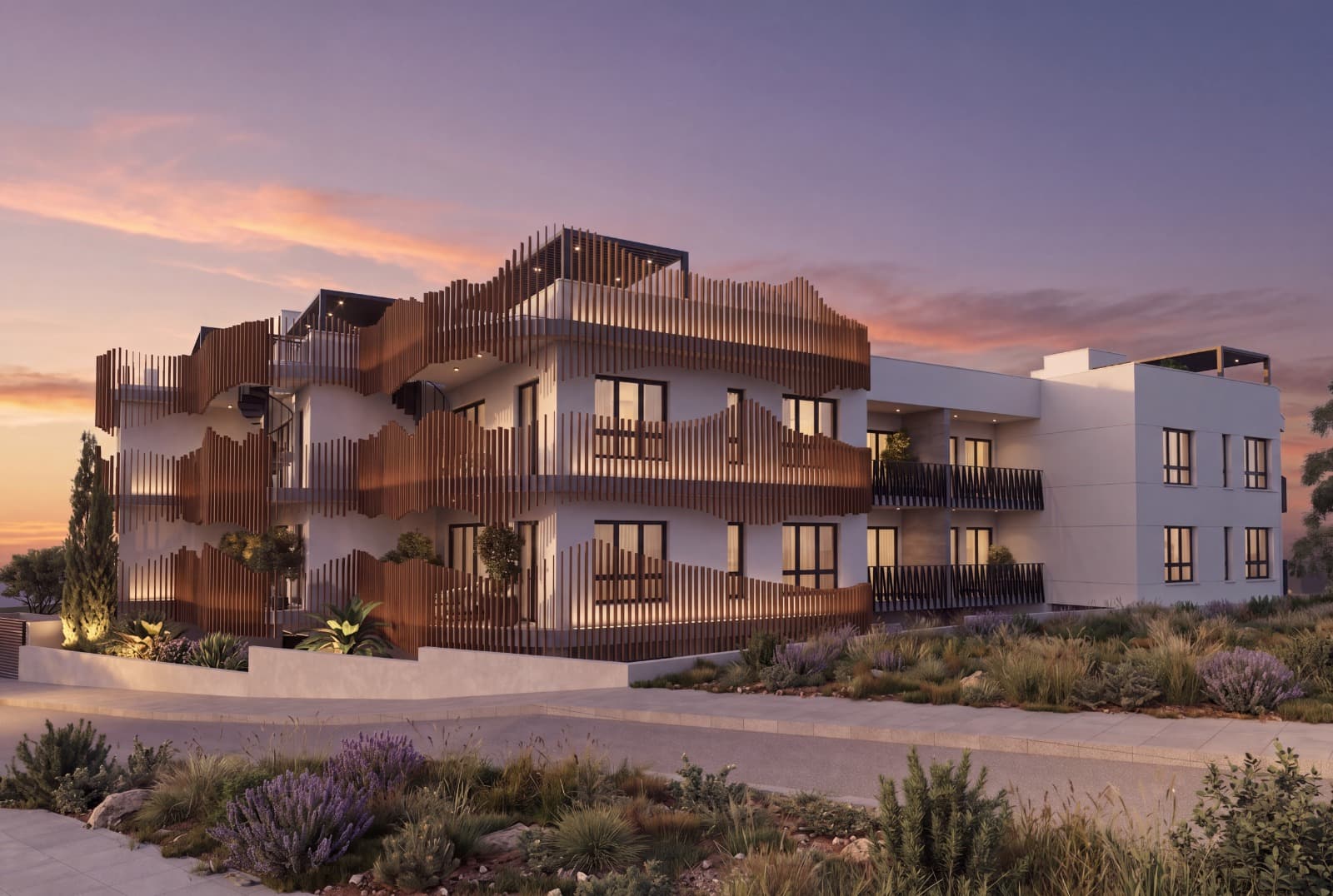 2-bedrooms apartments in Limassol, Cyprus.