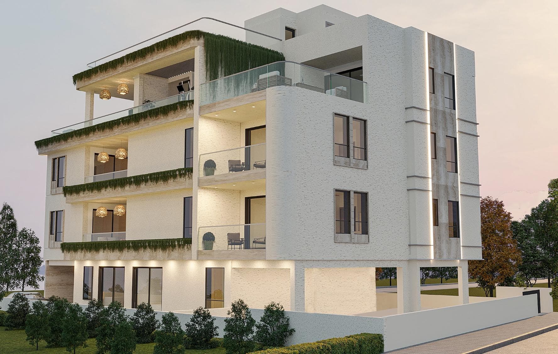 2-bedrooms apartments in Paphos, Cyprus.