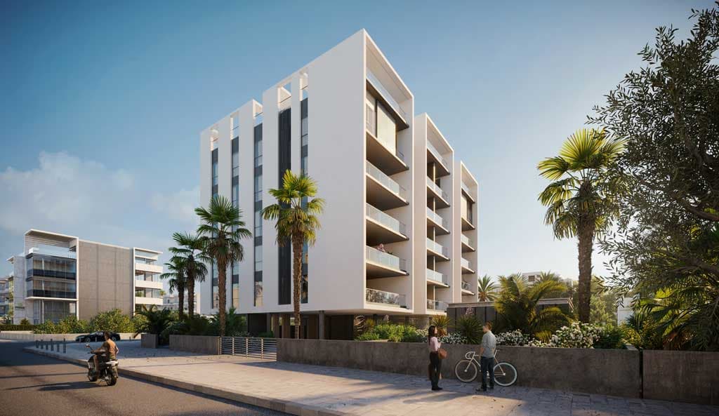 2-bedrooms apartments in Limassol, Cyprus.