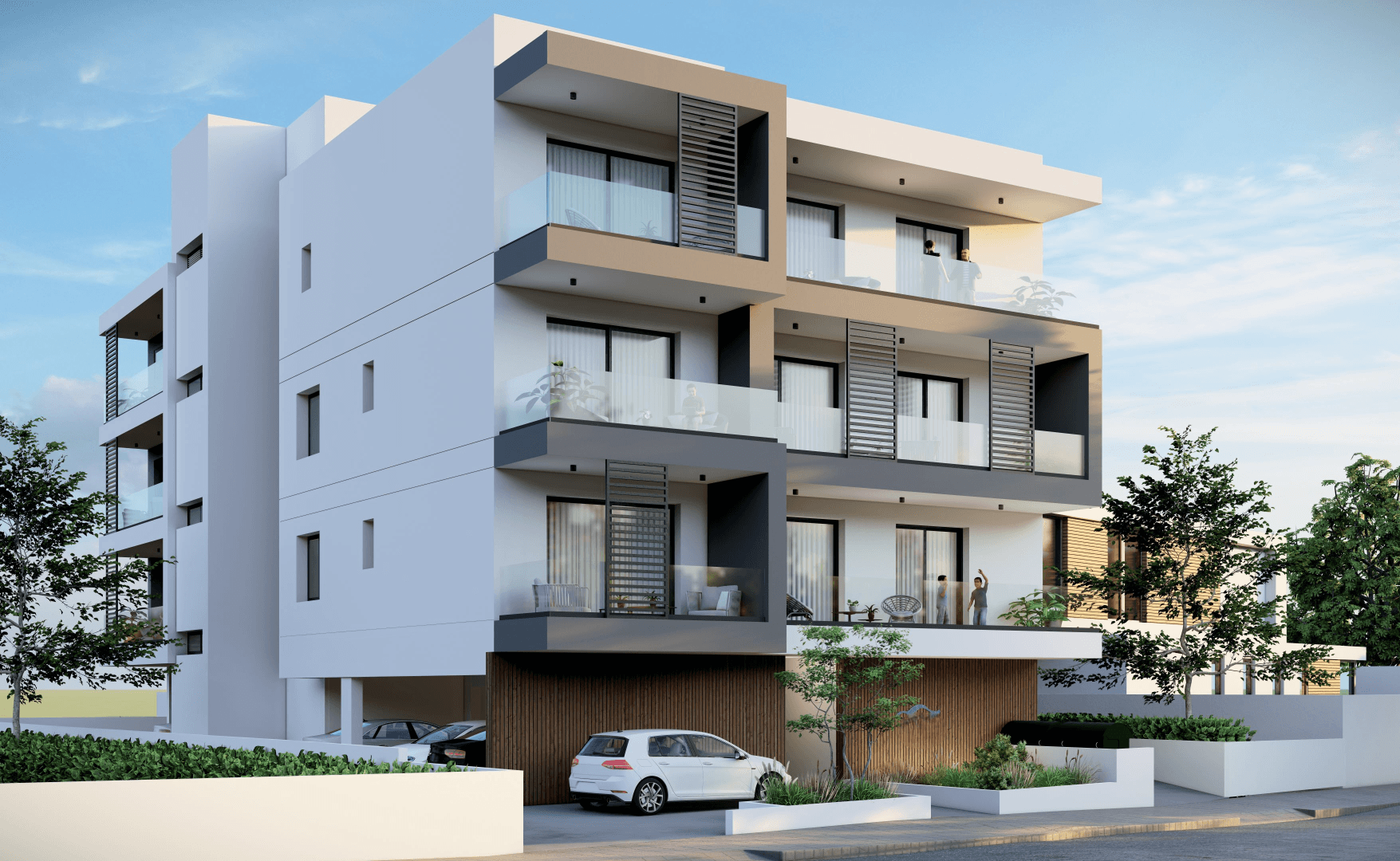 3-bedrooms apartments in Larnaca, Cyprus.