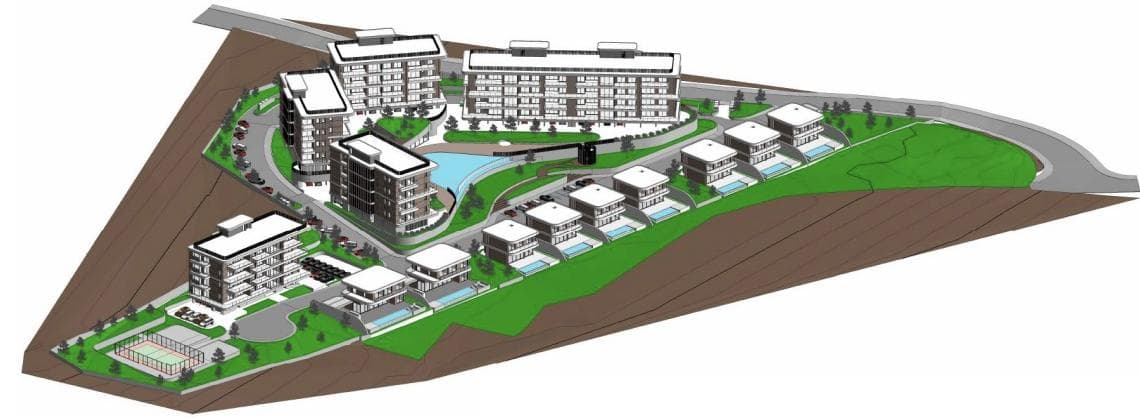 2-bedrooms apartments in Limassol, Cyprus.