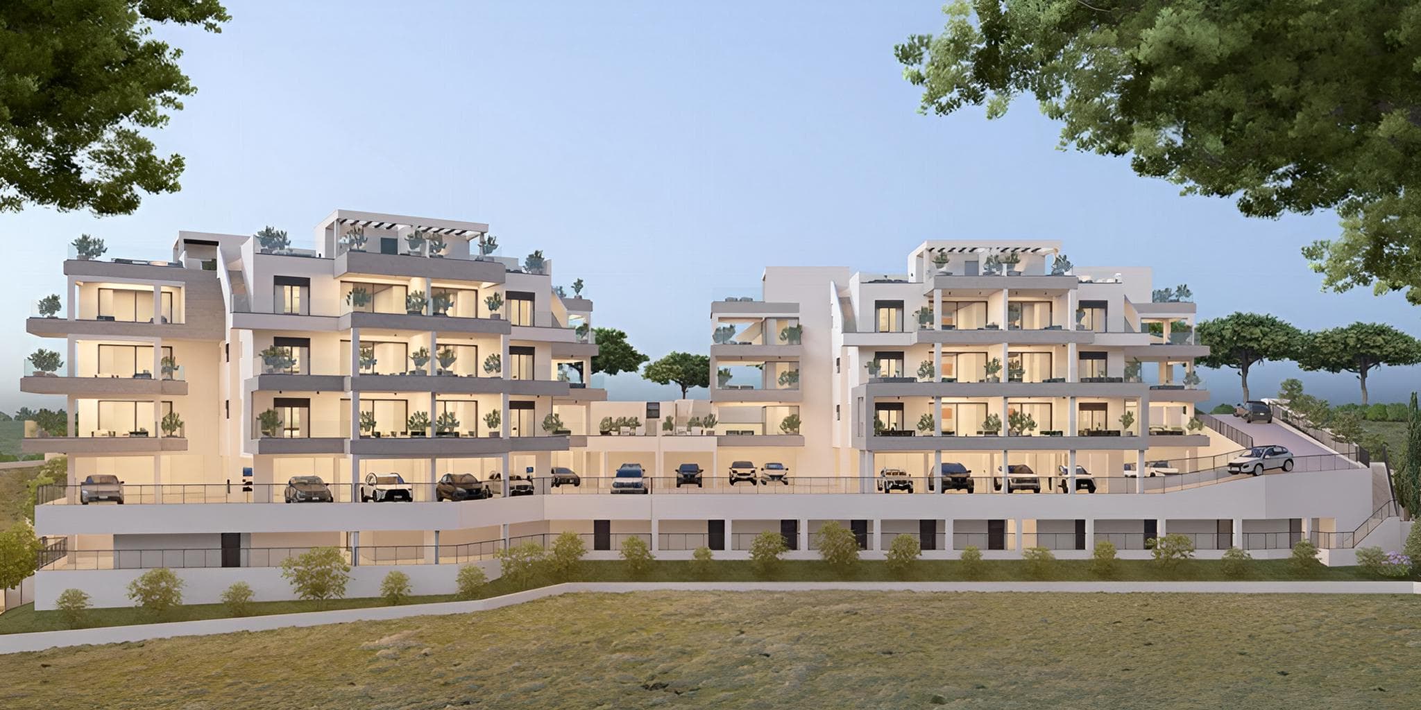 2-bedrooms apartments in Limassol, Cyprus.