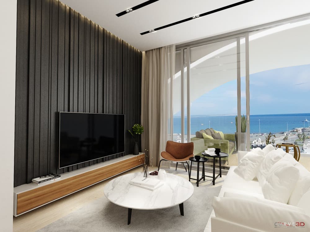 3-bedrooms apartments in Larnaca, Cyprus.