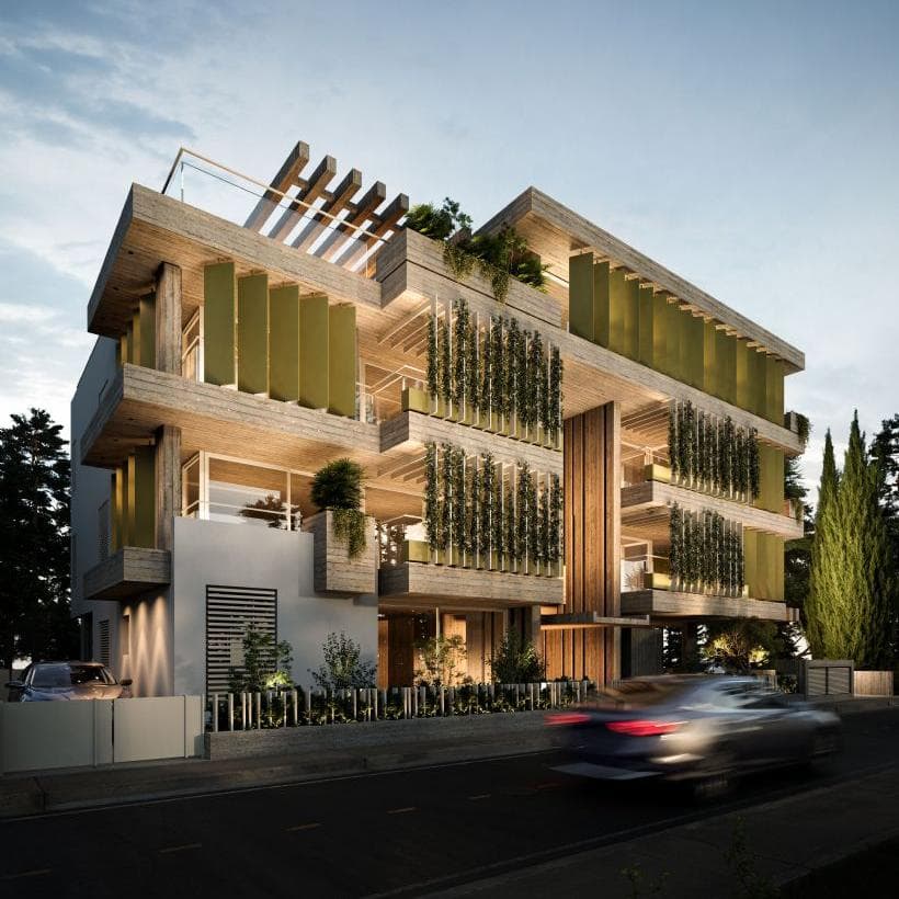 2-bedrooms apartments in Nicosia, Cyprus.
