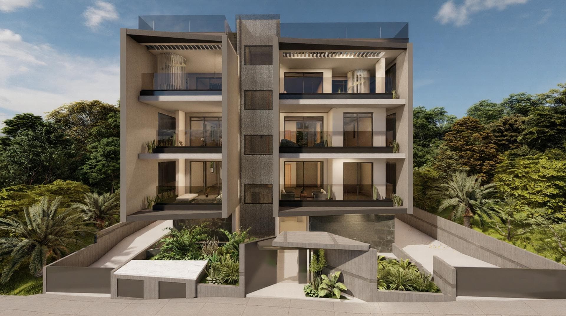 2-bedrooms apartments in Limassol, Cyprus.