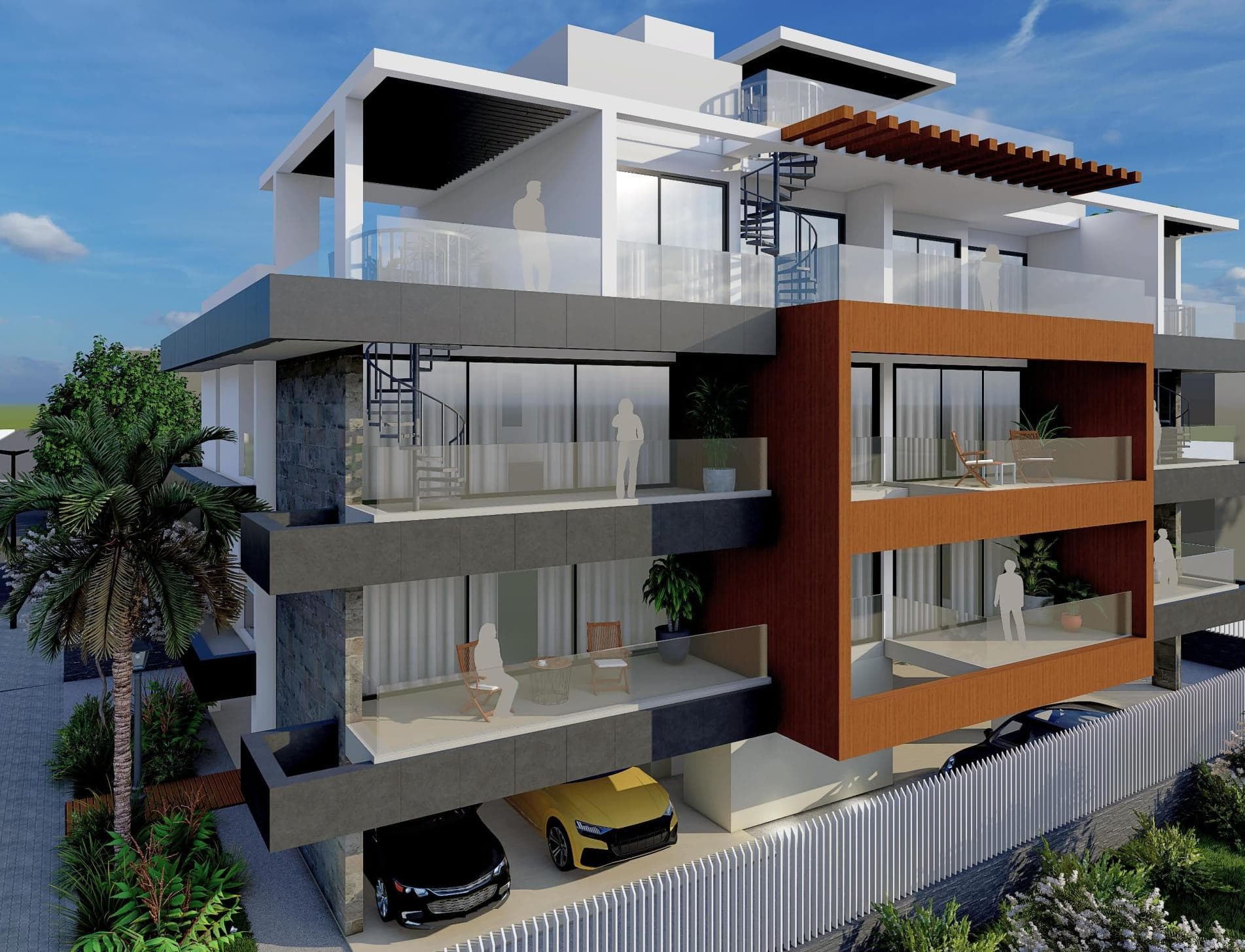 2-bedrooms apartments in Larnaca, Cyprus.