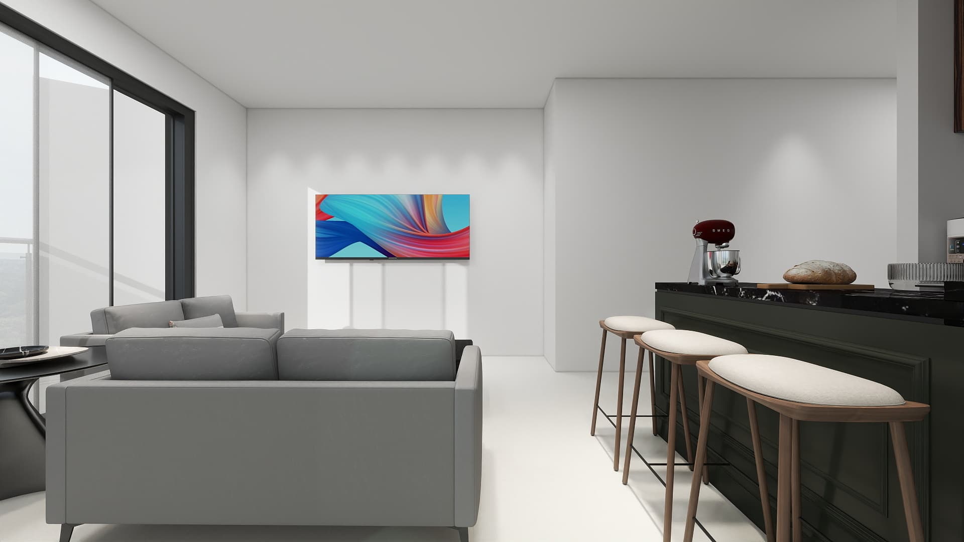 2-bedrooms apartments in Limassol, Cyprus.
