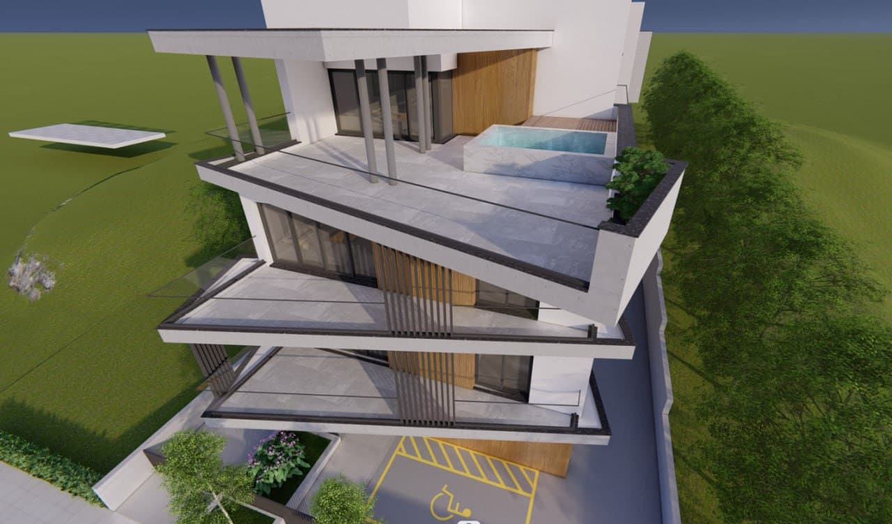3-bedrooms apartments in Limassol, Cyprus.