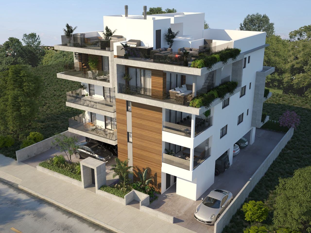 2-bedrooms apartments in Nicosia, Cyprus.
