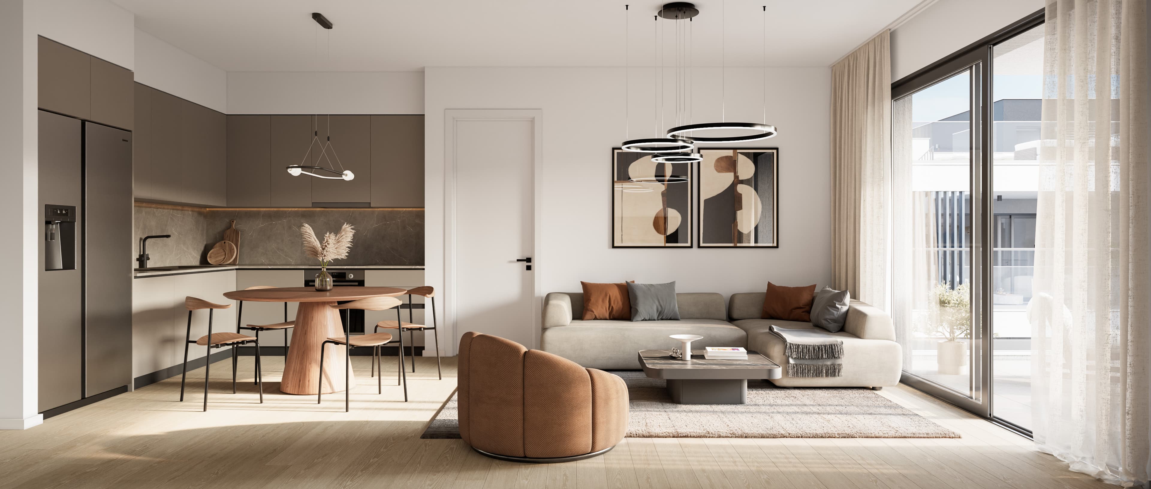 2-bedrooms apartments in Paphos, Cyprus.