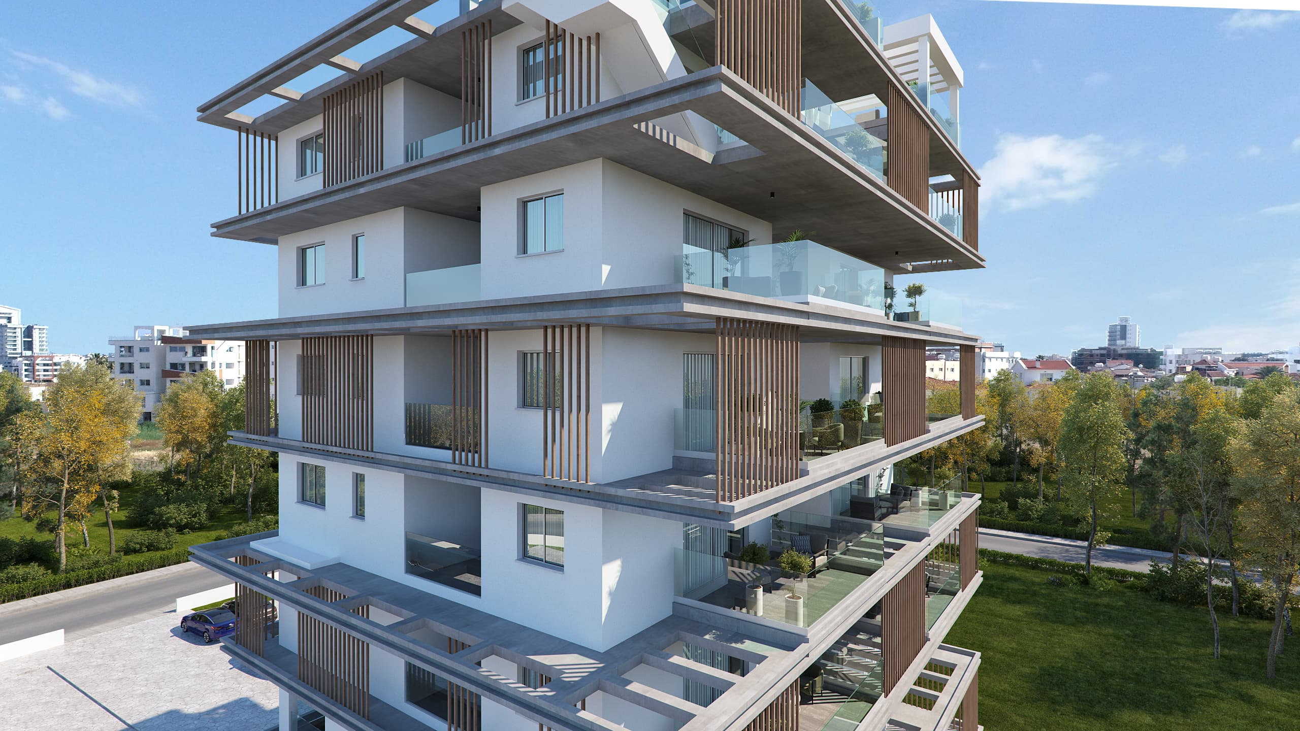 2-bedrooms apartments in Larnaca, Cyprus.