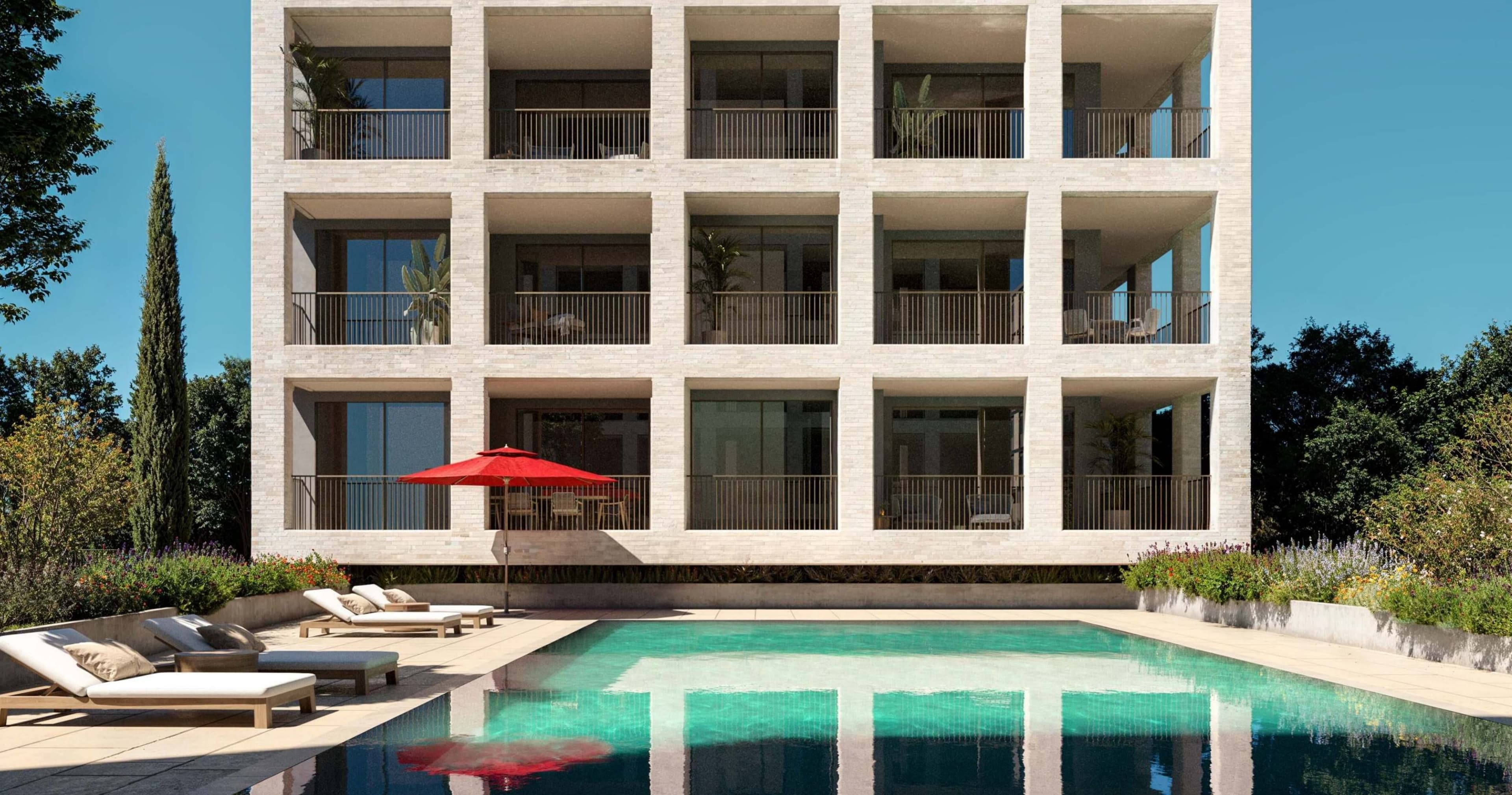 2-bedrooms apartments in Limassol, Cyprus.