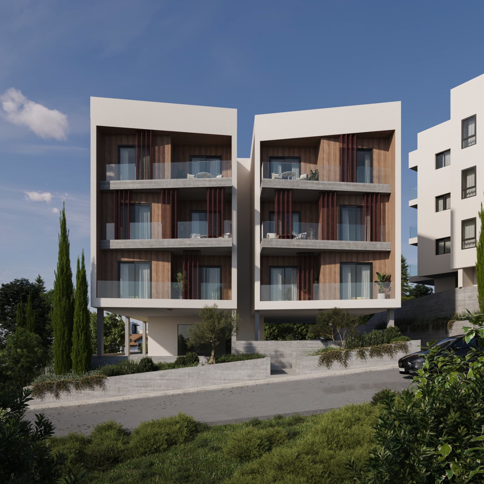3-bedrooms apartments in Limassol, Cyprus.