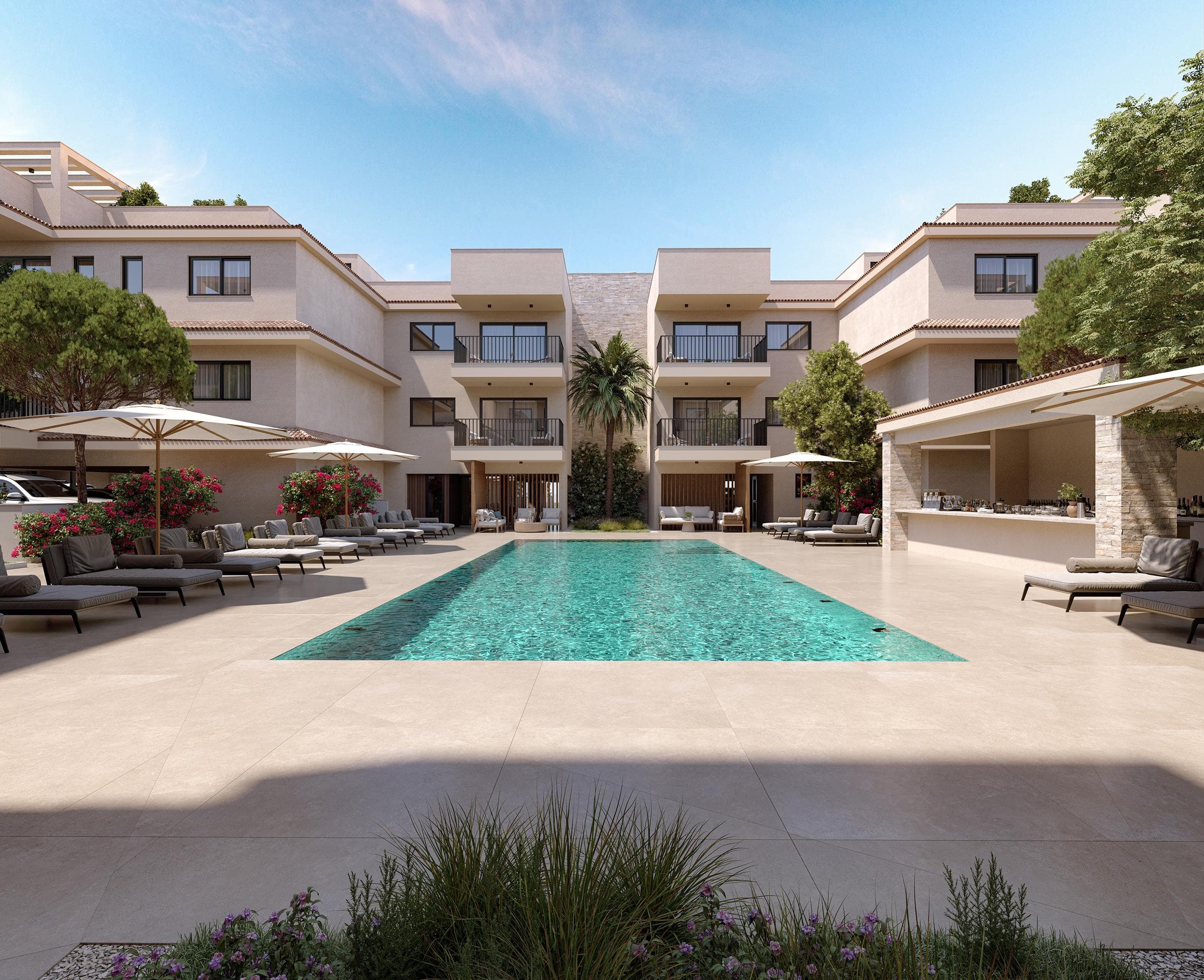 2-bedrooms house in Larnaca, Cyprus.