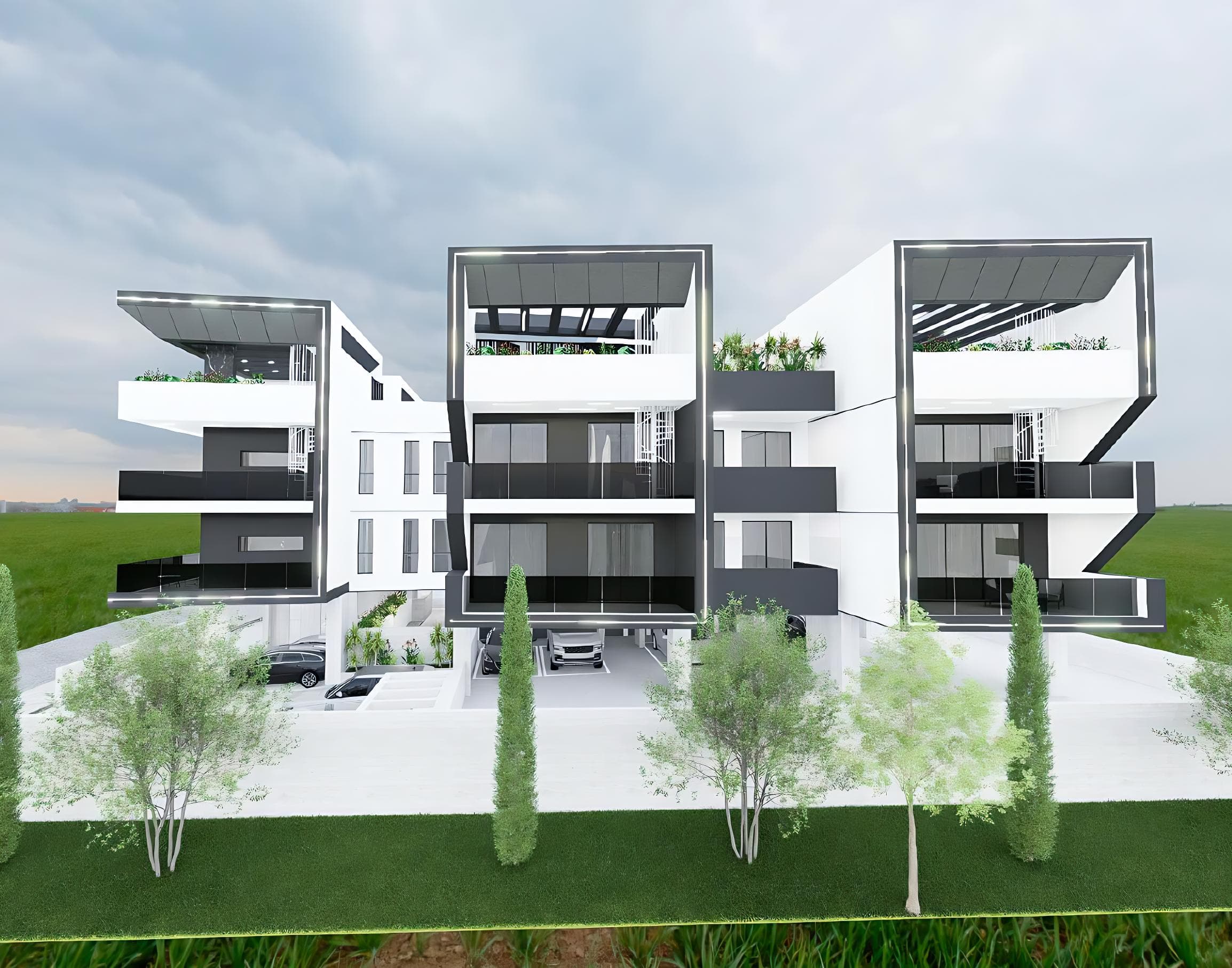 2-bedrooms apartments in Larnaca, Cyprus.