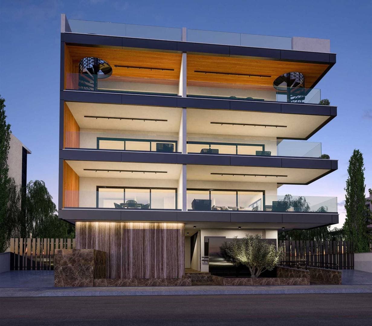 3-bedrooms apartments in Nicosia, Cyprus.