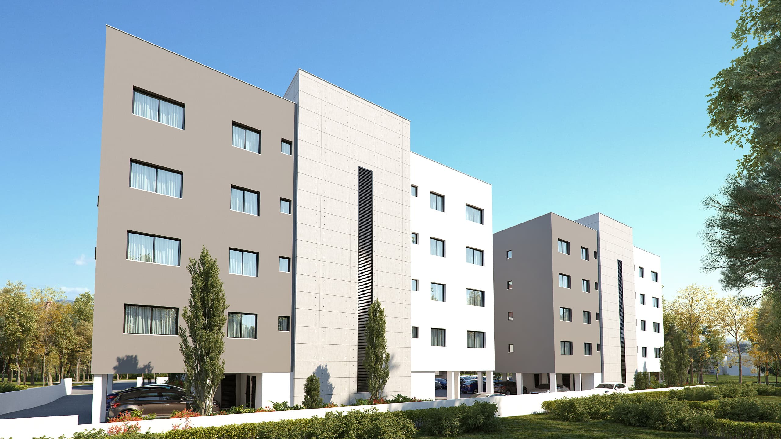 2-bedrooms apartments in Limassol, Cyprus.